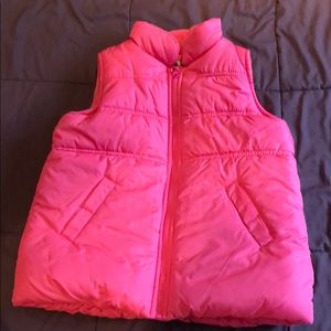 Girls Pink Puffer Vest ❄️❄️